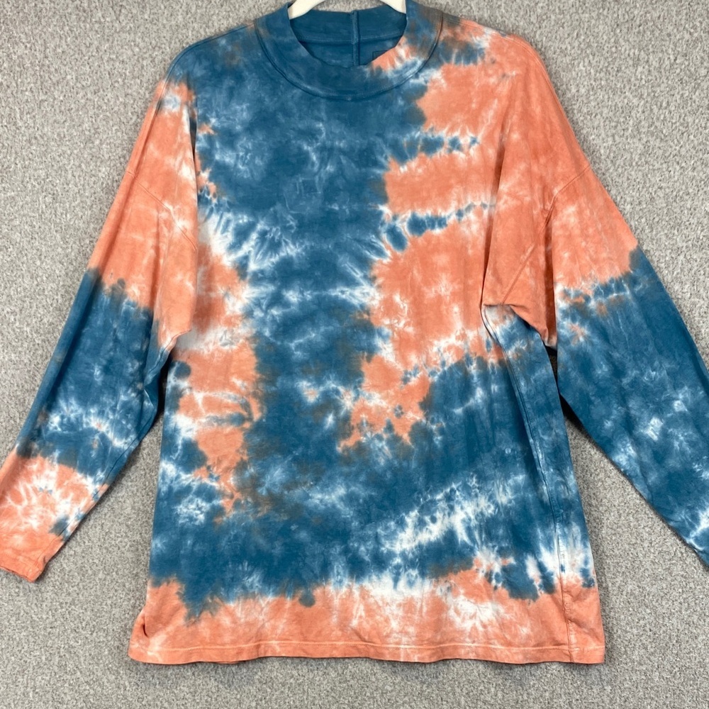 We the Free oversized tie dye long sleeve T shirt S to L boho hippie colorful